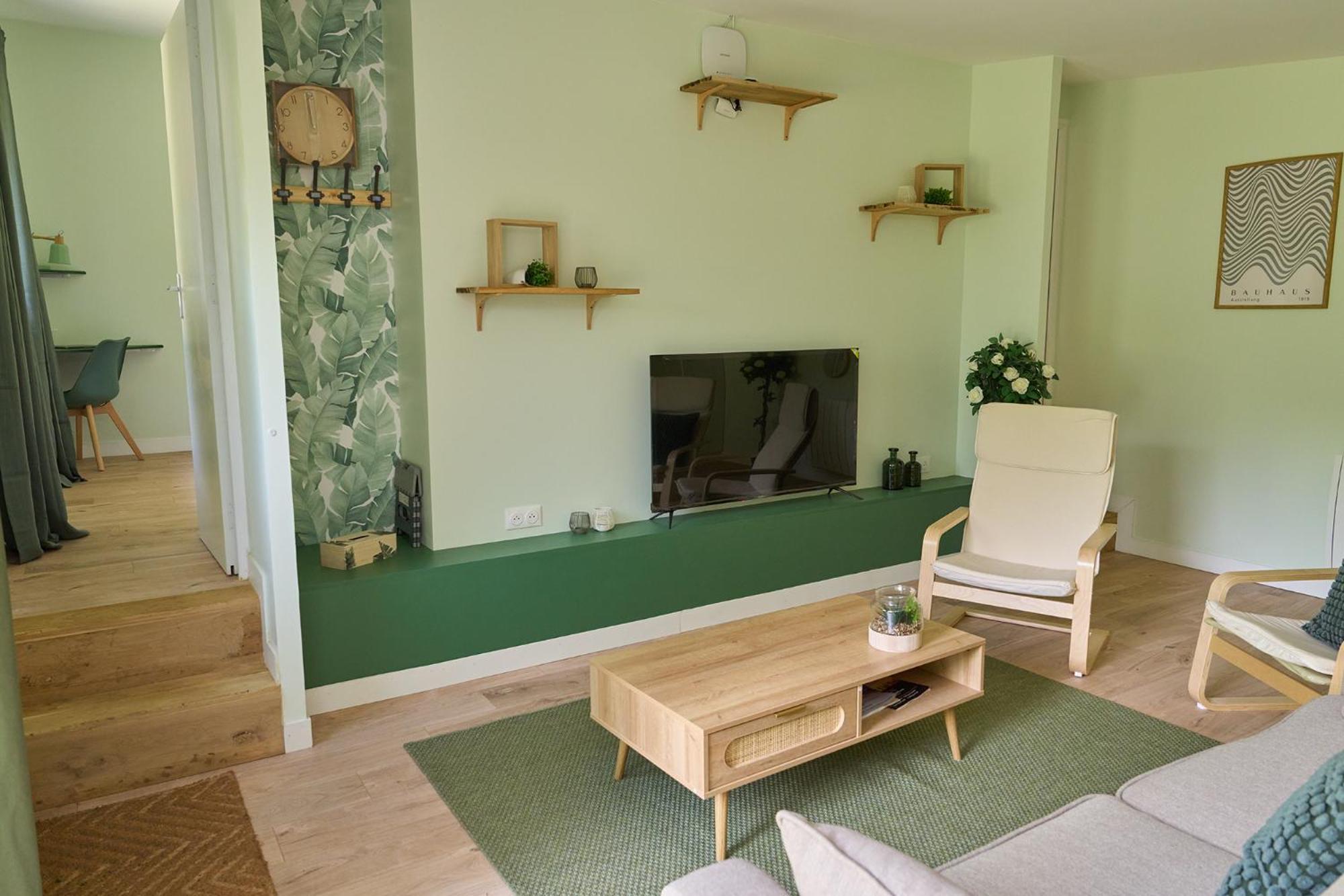 Green Escape - Cozy & Chill Brunoy ภายนอก รูปภาพ