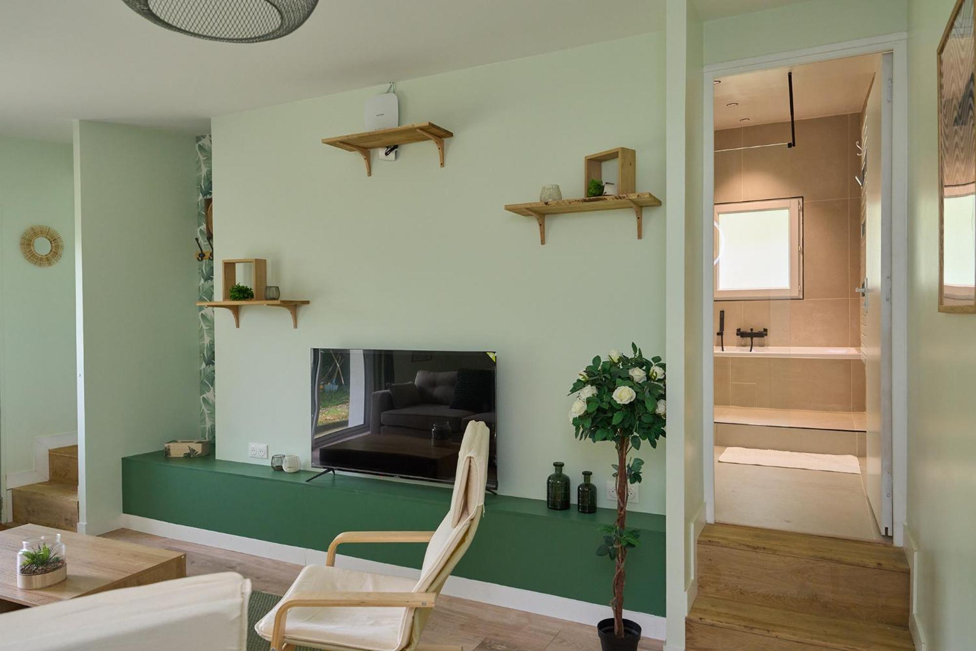 Green Escape - Cozy & Chill Brunoy ภายนอก รูปภาพ